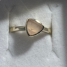 Rose quartz anxiety ring